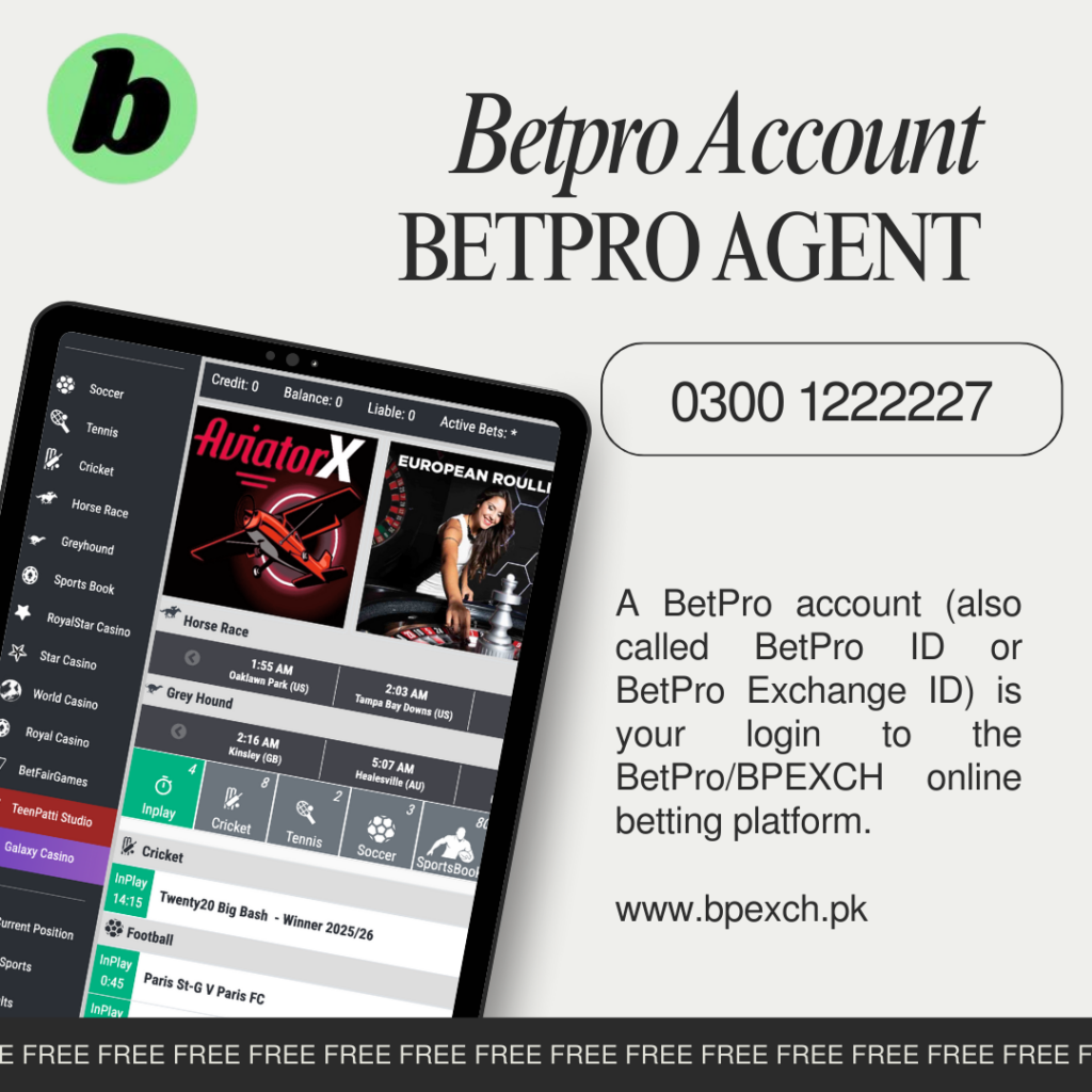 Betpro Account